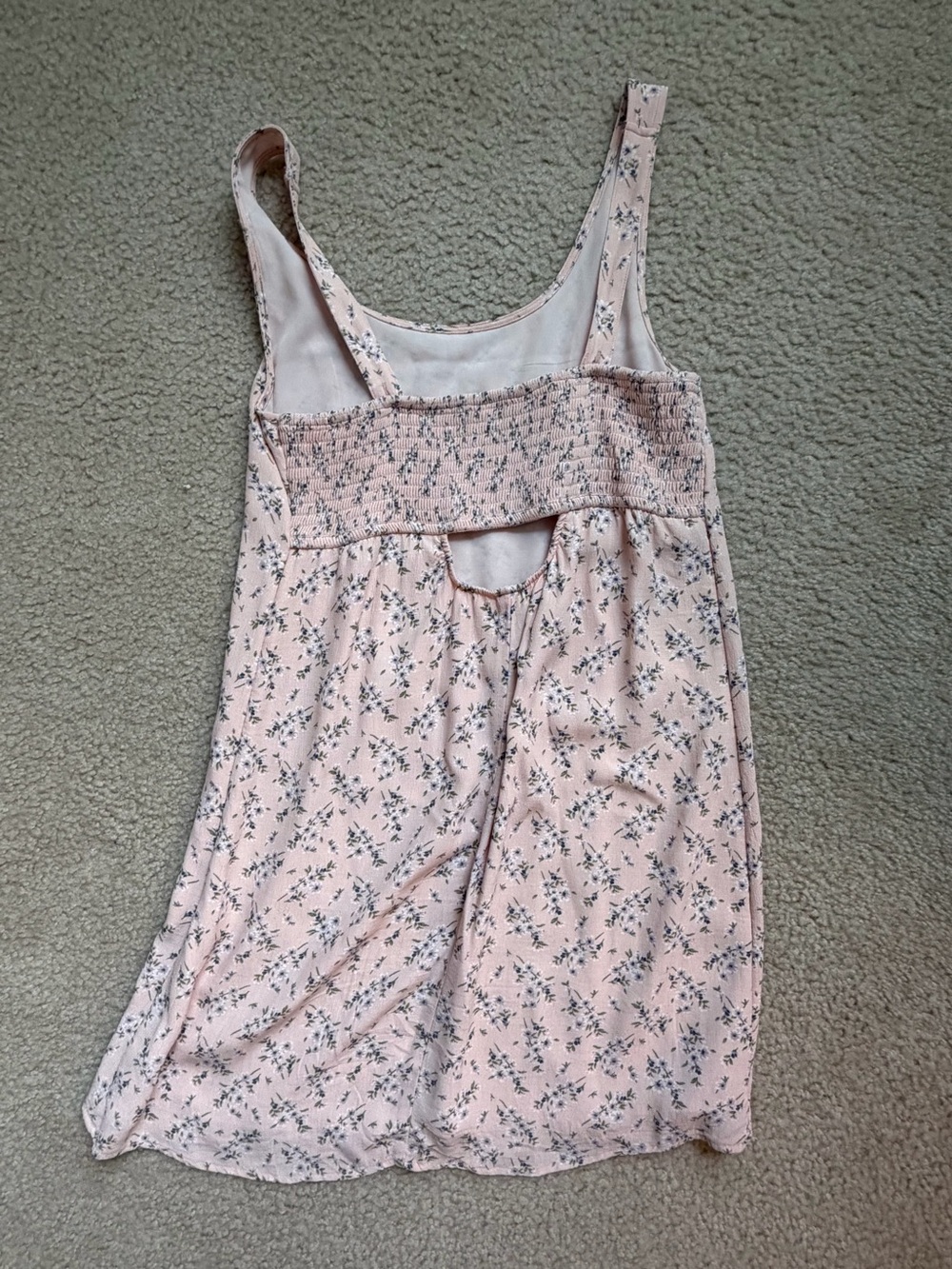 American Eagle Outfitters Pale Pink Floral Slip Dress - Picture 2 of 3